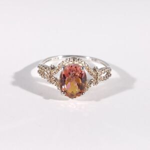 Topaz Northern Lights Twilight Topaz Ring Sterling Silver Size 7